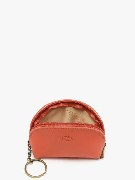 Porte-monnaie Marina Cuir Katana Orange marina 753007 vue secondaire 1