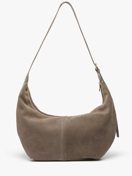 Sac Porté épaule Velvet Caviar Cuir Milano Beige velvet caviar VC25091 vue secondaire 4