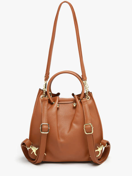 Sac à Dos Ted lapidus Marron gretel TLAU8932 vue secondaire 5