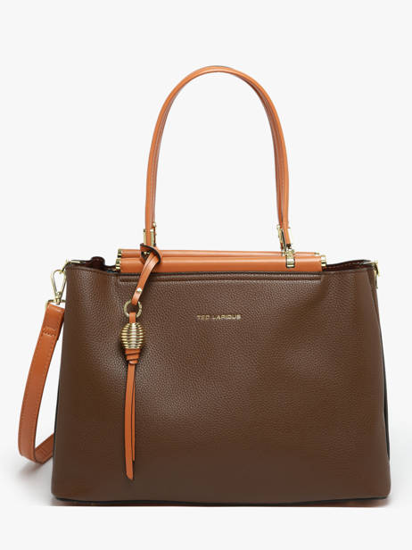 Sac à Main Azalie Ted lapidus Marron azalie TLHF9584