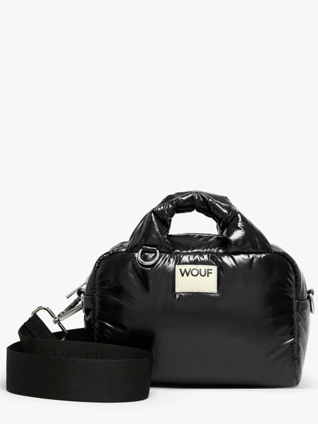 Sac Bandoulière Glossy Polyester Recyclé Wouf Noir glossy BB250023