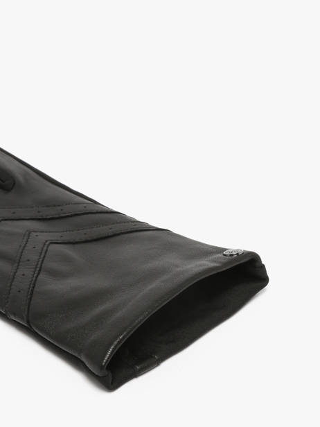 Gants Isotoner Noir women gloves 85125 vue secondaire 1