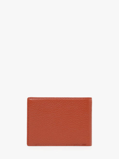 Portefeuille Cuir Yves renard Orange foulonne 2372 vue secondaire 3
