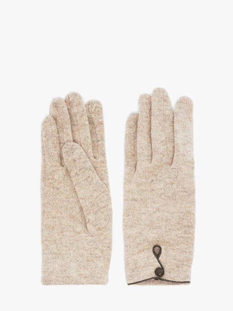 Gants Isotoner Beige women gloves 85357