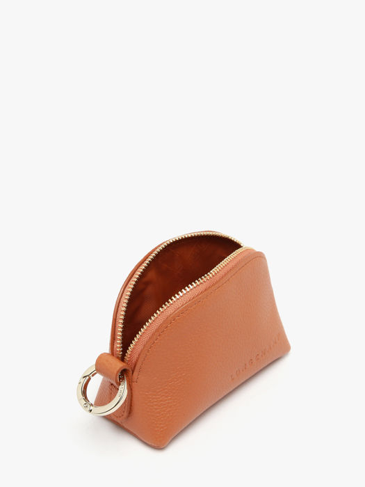 Longchamp Le foulonné Porte-monnaie Orange