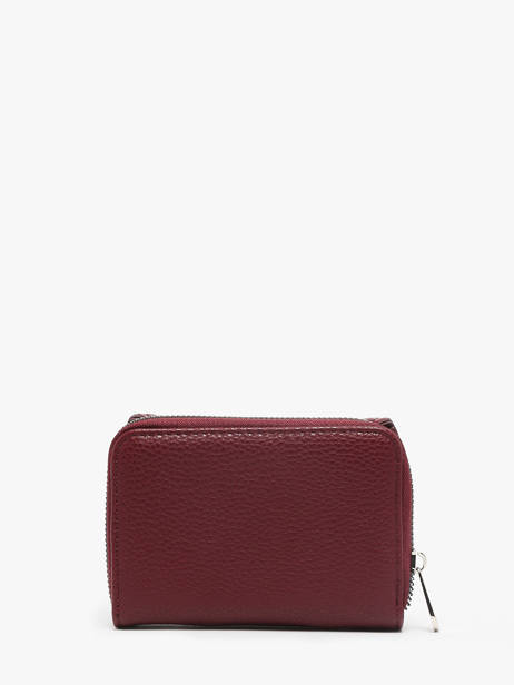 Porte-monnaie Grained Miniprix Rouge grained H6012 vue secondaire 3