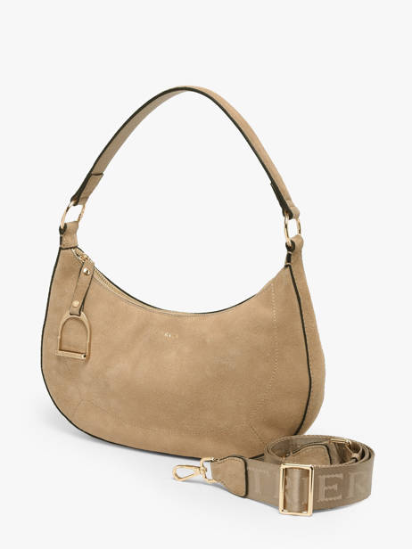 Sac Porté épaule Altesse Suede Cuir Etrier Beige altesse suede EASU017M vue secondaire 2