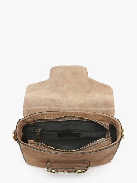 Sac Bandoulière Velvet Cuir Milano Beige velvet VE260611 vue secondaire 3