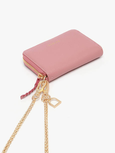 Wallet Torsade Leather Etrier Pink torsade ETOS096M other view 2