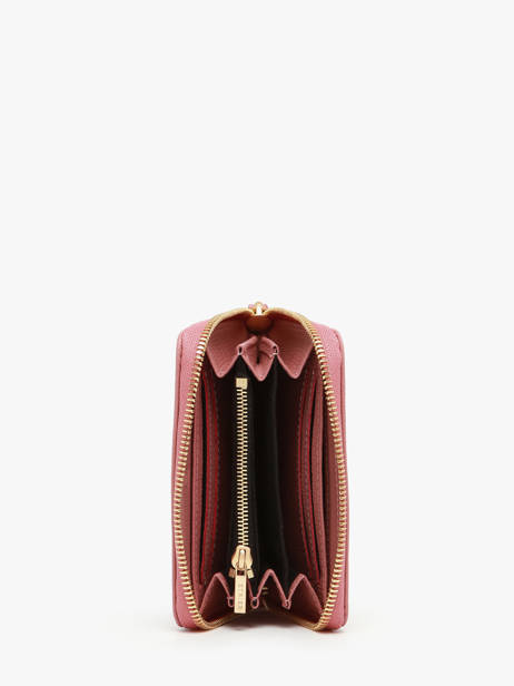 Wallet Torsade Leather Etrier Pink torsade ETOS096M other view 3