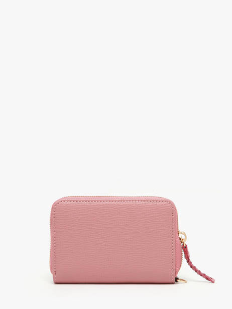 Wallet Torsade Leather Etrier Pink torsade ETOS096M other view 4