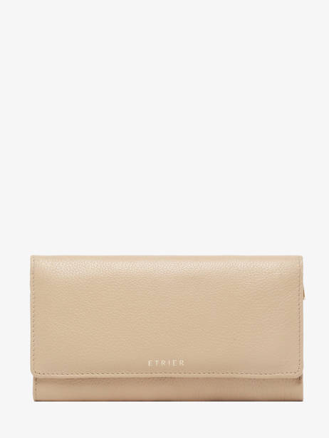 Portefeuille L Tradition Cuir Etrier Beige tradition ETRA095L