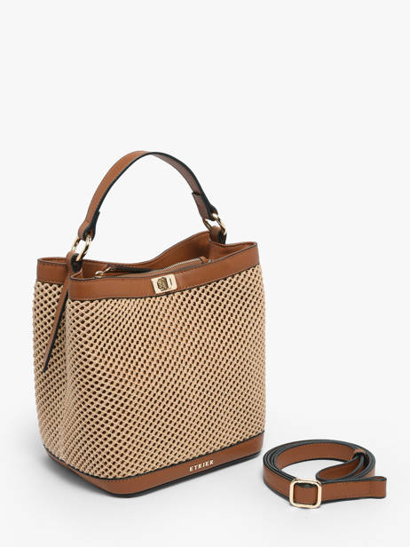 Sac Bandoulière Baobab Etrier Marron baobab EBAO186M vue secondaire 3