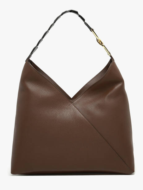 Sac Porté épaule Pagode Cuir Lancel Marron pagode A12510 vue secondaire 5