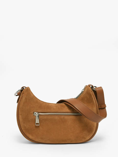 Sac Bandoulière Suede Cuir Lancaster Marron suede 81 vue secondaire 4