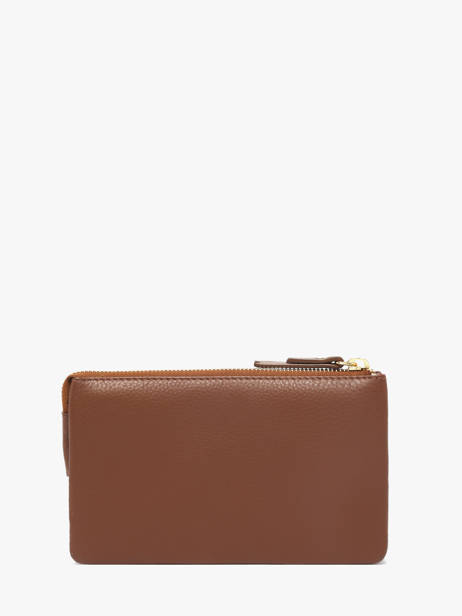 Porte-monnaie Cuir Yves renard Marron foulonne 29362 vue secondaire 2