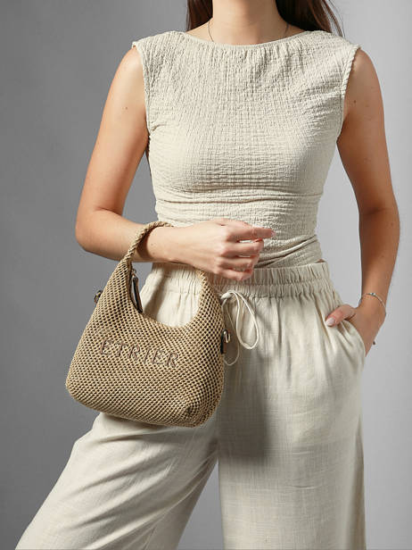 Sac Bandoulière Baobab Etrier Marron baobab EBAO154S vue secondaire 1