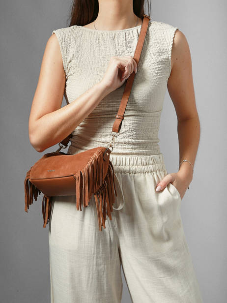 Shoulder Bag S Country Etrier Brown country ECOU203S other view 1
