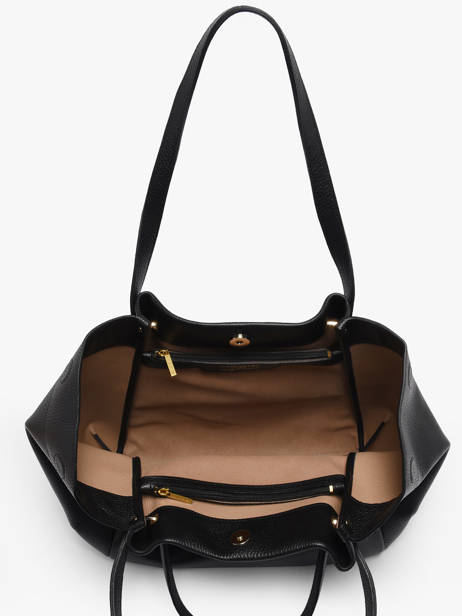 Sac Porté épaule Foulonne Double Louisa Cuir Lancaster Noir foulonne double louisa 90 vue secondaire 3