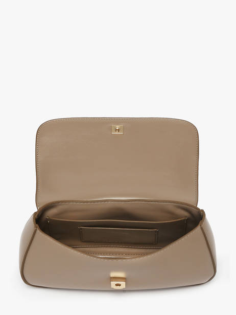 Sac Bandoulière Sueded Hardware Polyester Calvin klein jeans Marron sueded hardware 4F3408G vue secondaire 2