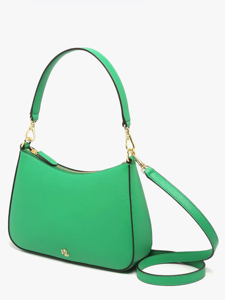 Sac Porté épaule Danni 26 Cuir Lauren ralph lauren Vert danni 31883768 vue secondaire 2