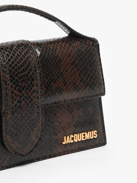 Sac Bandoulière D'occasion Grand Bambino Cuir Jacquemus Marron second life 1567339 vue secondaire 2