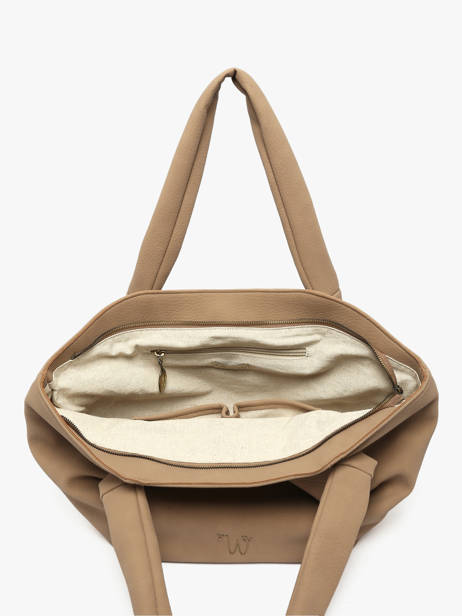 Sac Porté épaule Woomen Beige camomille pearl WCAE07 vue secondaire 3