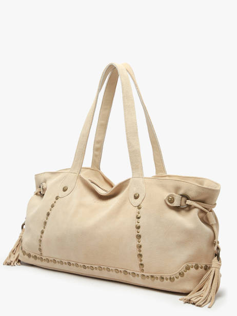 Sac Porté épaule Houston Cuir Basilic pepper Beige houston BHOU80 vue secondaire 1