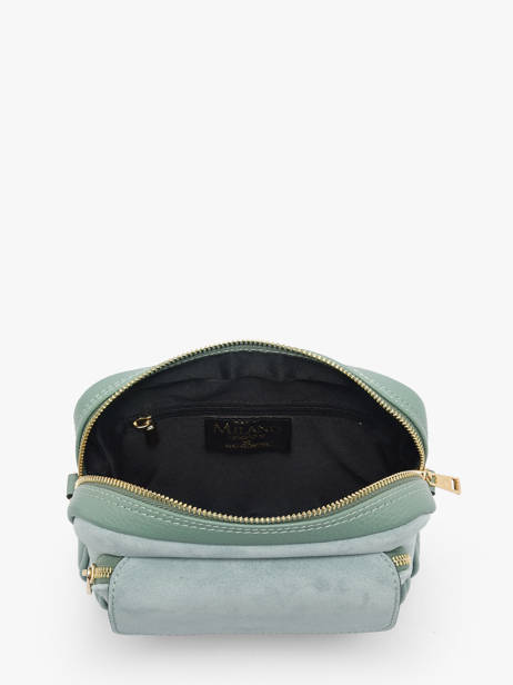 Sac Bandoulière Velvet Caviar Cuir Milano Vert velvet caviar VC25067 vue secondaire 3