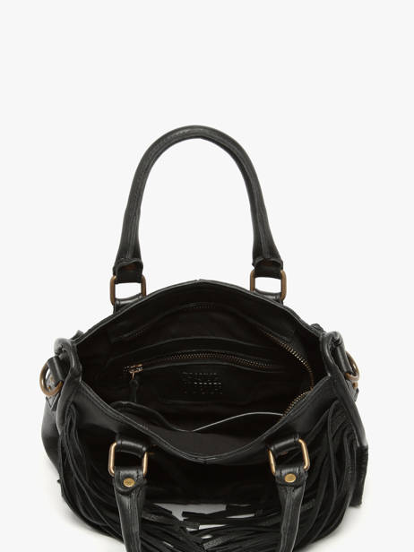 Sac Bandoulière Dakota Cuir Basilic pepper Noir dakota BDAK72 vue secondaire 2