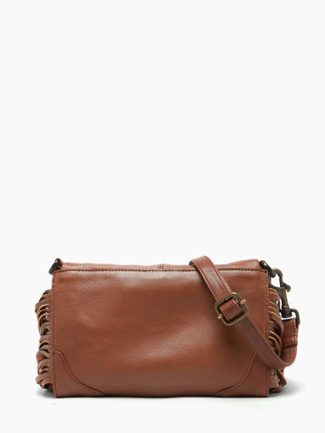 Sac Bandoulière Dakota Cuir Basilic pepper Marron dakota BDAK43 vue secondaire 3