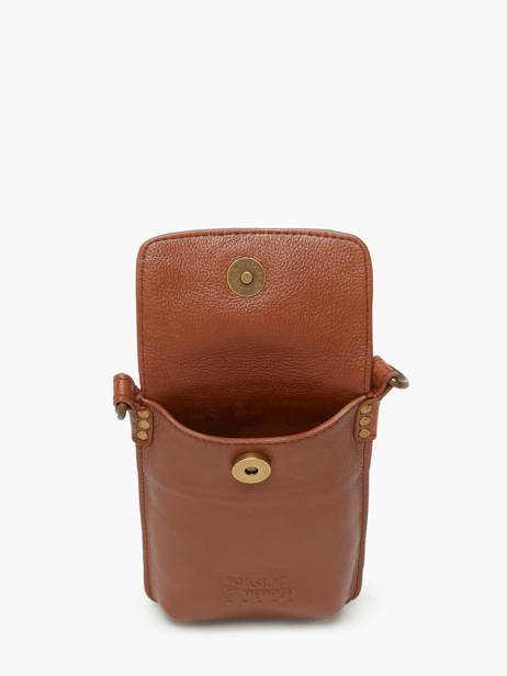 Étui Téléphone Cuir Basilic pepper Marron cow BCOW88 vue secondaire 2