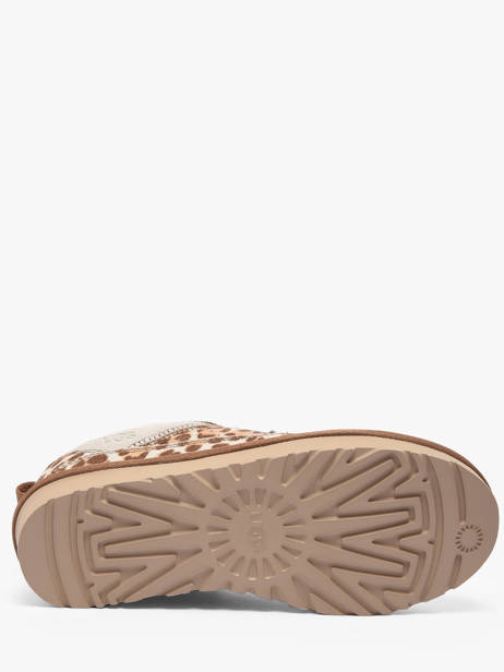 Sneakers En Cuir Ugg Marron women 1181071 vue secondaire 4