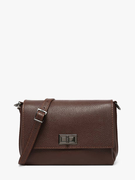 Sac Bandoulière Caviar Cuir Milano Marron caviar CA24061