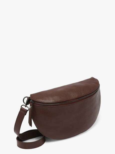 Sac Banane Caviar Cuir Milano Marron caviar CA21123 vue secondaire 2