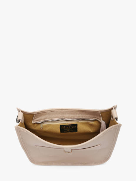 Sac Bandoulière Caviar Cuir Milano Beige caviar CA25067 vue secondaire 3