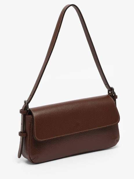 Sac Porté épaule Caviar Cuir Milano Marron caviar CA25111 vue secondaire 2