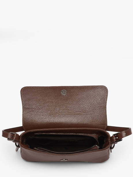 Sac Porté épaule Caviar Cuir Milano Marron caviar CA25111 vue secondaire 3