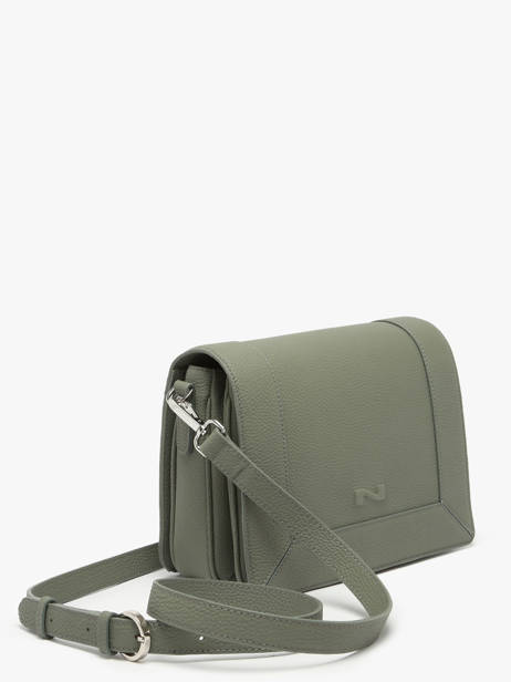 Sac Bandoulière Rotterdam Cuir Nathan baume Vert mondrian 3 vue secondaire 1