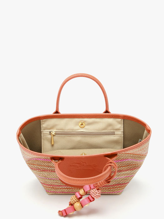 Longchamp Le panier pliage rainbow Sacs porté travers Orange