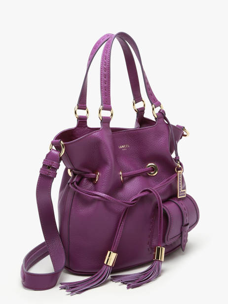 Sac Seau M Premier Flirt Cuir Lancel Violet premier flirt A10110 vue secondaire 2