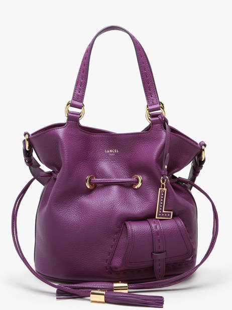 Sac Seau M Premier Flirt Cuir Lancel Violet premier flirt A10110 vue secondaire 1