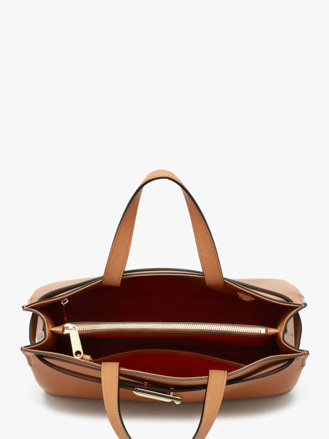 Sac Porté Main M Angèle Cuir Lancel Marron angele A14017 vue secondaire 2
