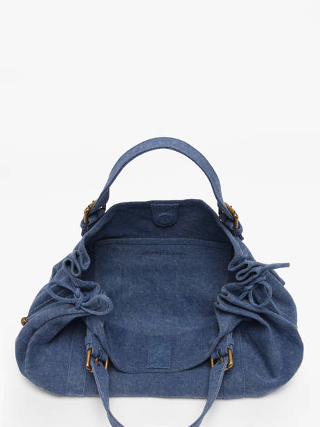 Sac Porté épaule Canvas Coton Gerard darel Bleu canvas D489 vue secondaire 2