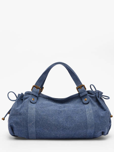 Sac Porté épaule Canvas Coton Gerard darel Bleu canvas D489 vue secondaire 3