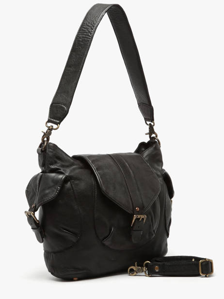 Sac Porté épaule Heritage Cuir Biba Noir heritage CLT1L vue secondaire 1