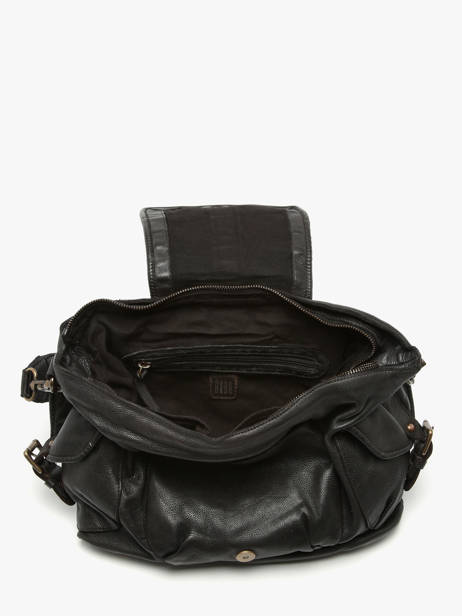 Sac Porté épaule Heritage Cuir Biba Noir heritage CLT1L vue secondaire 2