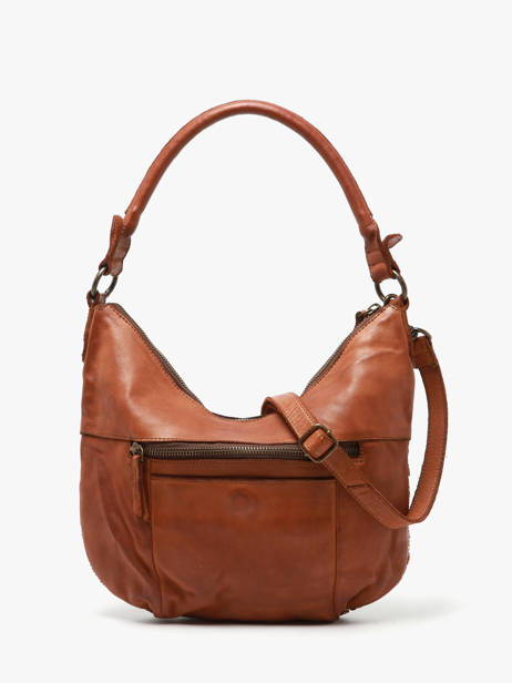 Sac Bandoulière Heritage Cuir Biba Marron heritage KAB23L vue secondaire 3