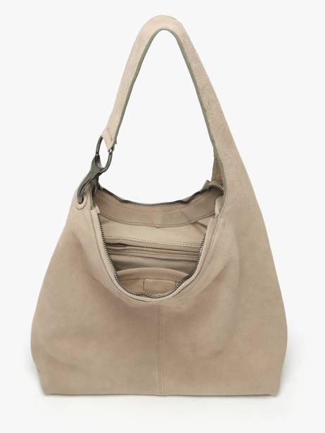 Sac Porté épaule Leather Cuir Biba Beige leather JAP2L vue secondaire 2