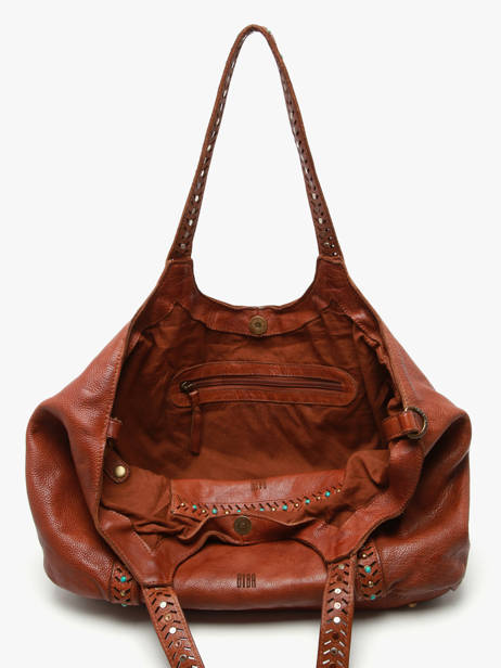 Sac Porté épaule Heritage Cuir Biba Marron heritage WIE1L vue secondaire 2